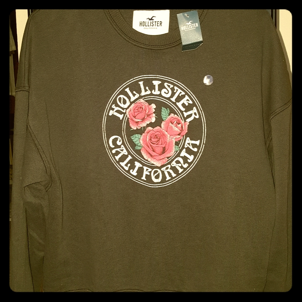 Hollister California black sweatshirt